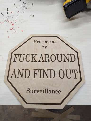 Surveillance Sign