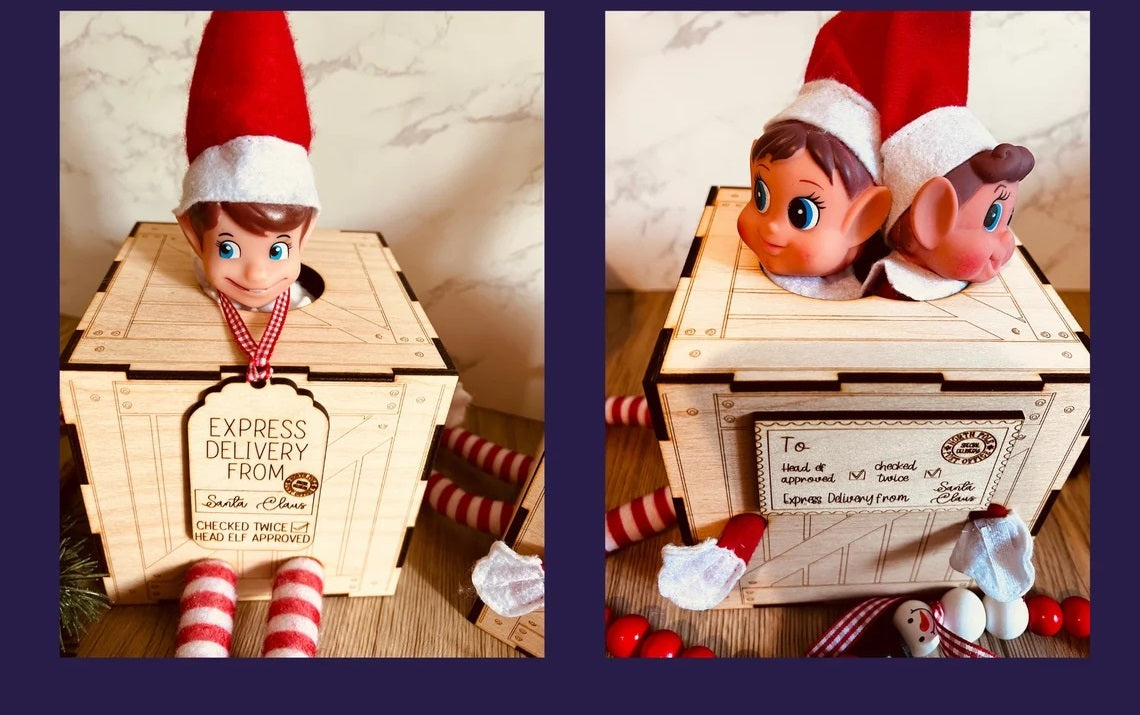 Elf Delivery Crate from Santa