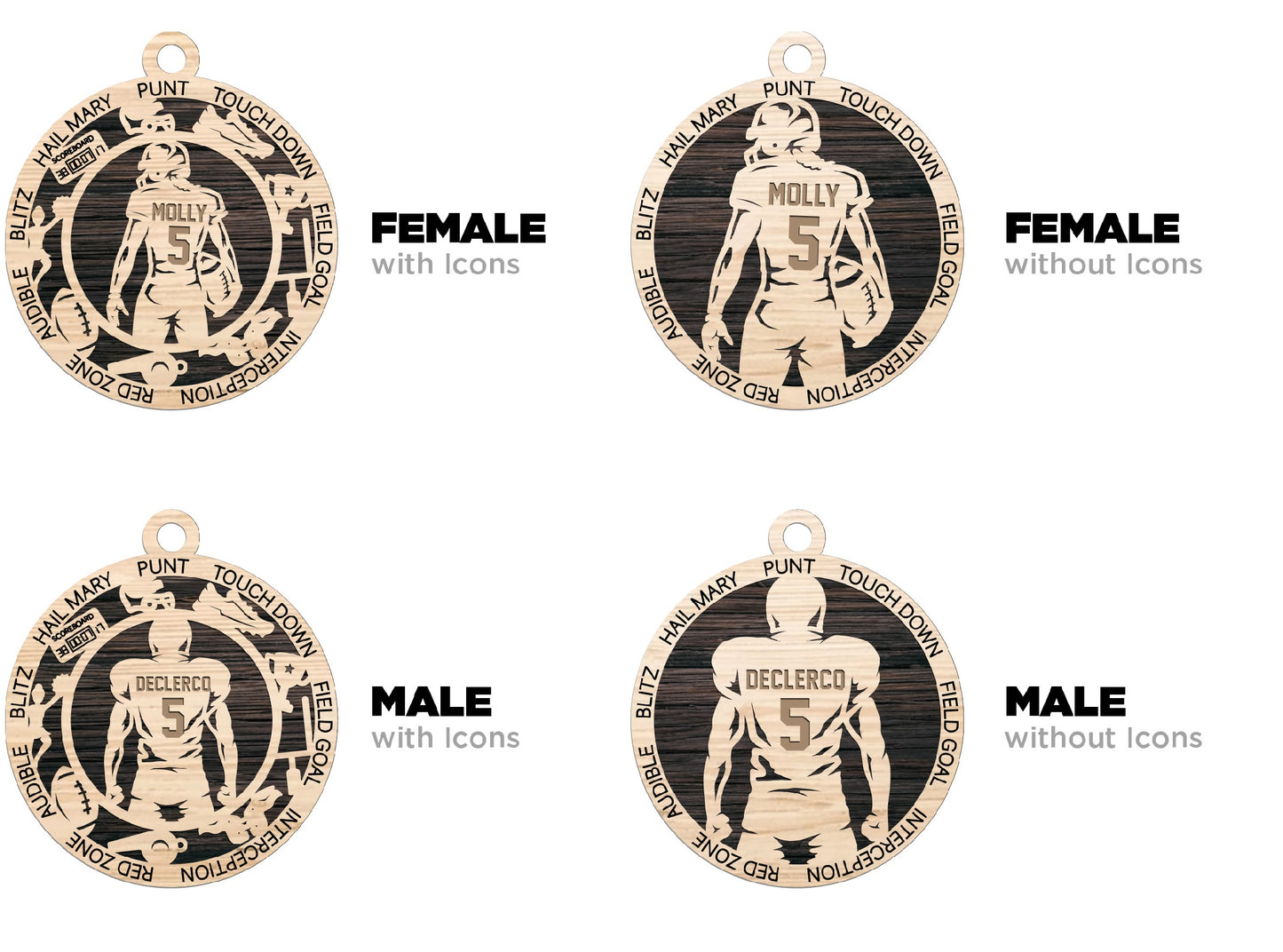 Football Ornaments