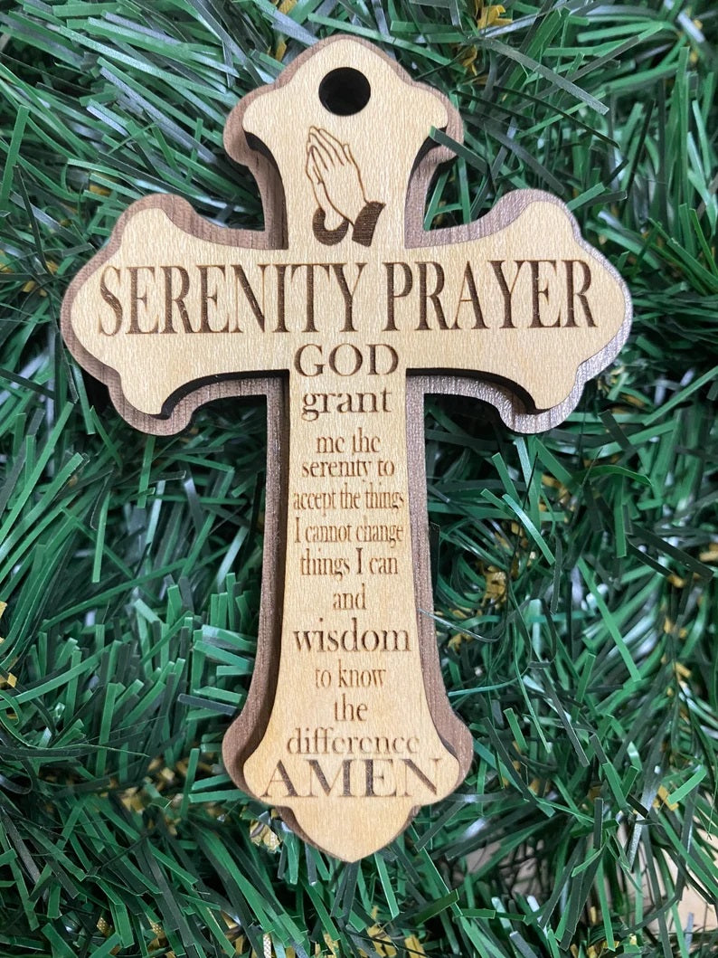 Prayer Cross Ornament